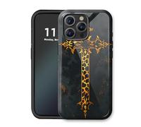 VOGDMKJG Phone Case for iPhone 13 Pro Max - Wireless Charging Compatible Dual-Layer Hard Shell+TPU Protective Phone Cover with Stylish Designs for Women/Man/Girl/Boy-Skull Cross