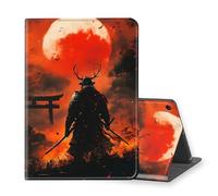 VOGDMKJG Stand Case for 7 Inch Fire 7 & Fire 7 Kids 12th Generation 2022 Release - Auto Sleep/Wake Multi-Angle View Protective Tablet Cover for Girl Boy Business Travel Samurai Red