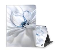 VOGDMKJG Stand Case for Fire HD 8th Gen 2018/7th Gen 2017/6th Gen 2016 Release 8-inch- Auto Sleep/Wake Multi-Angle View Protective Tablet Cover for Girl Boy Business Travel Floral Blue