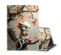 VOGDMKJG Stand Case for Fire HD 8th Gen 2018/7th Gen 2017/6th Gen 2016 Release 8-inch- Auto Sleep/Wake Multi-Angle View Protective Tablet Cover for Girl Boy Business Travel Dragon Apple