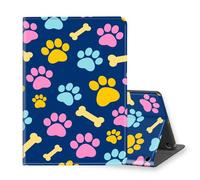 VOGDMKJG Stand Case for Fire HD 8th Gen 2018/7th Gen 2017/6th Gen 2016 Release 8-inch- Auto Sleep/Wake Multi-Angle View Protective Tablet Cover for Girl Boy Business Travel Blue Dog Paw