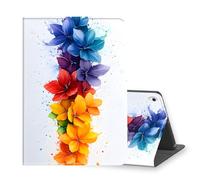VOGDMKJG Stand Case for iPad Pro 11 Inch Case 2018 1st Generation- Auto Sleep/Wake Multi-Angle View Protective Tablet Cover for Girl Boy Business Travel Rainbow Flower