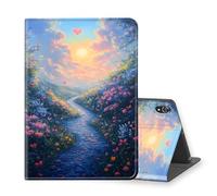 VOGDMKJG Stand Case for Lenovo Smart Tab P11/Tab P11 Plus 2021 11 inch - Auto Sleep/Wake Multi-Angle View Protective Tablet Cover for Girl Boy Business TravelFlower Road