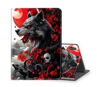 VOGDMKJG Stand Case for Lenovo Smart Tab P11/Tab P11 Plus 2021 11 inch - Auto Sleep/Wake Multi-Angle View Protective Tablet Cover for Girl Boy Business Travel Wolf Snake