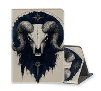 VOGDMKJG Stand Case for Microsoft Surface Pro 11/10 2024 /Pro 9 5G 2022 Release 13 Inch - Auto Sleep/Wake Multi-Angle View Protective Tablet Cover for Girl Boy Business Travel Goat Skull