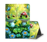 VOGDMKJG Stand Case For Microsoft Surface Pro 7 2019/Pro 6 2018/Pro 5 2017/Pro 4 2015 Release 12.3"-Auto Sleep/Wake Multi-Angle View Protective Tablet Cover For Girl Boy Business Travel Frog Butterfly