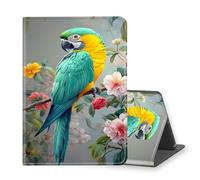 VOGDMKJG Stand Case for Microsoft Surface Pro 7 2019/Pro 6 2018/Pro 5 2017/Pro 4 2015 Release 12.3"-Auto Sleep/Wake Multi-Angle View Protective Tablet Cover for Girl Boy Business Travel Green Bird