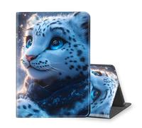 VOGDMKJG Stand Case for Microsoft Surface Pro 8 13 Inch 2021 Release - Auto Sleep/Wake Multi-Angle View Protective Tablet Cover for Girl Boy Business Travel Scarf Leopard