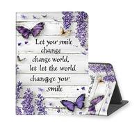 VOGDMKJG Stand Case for Microsoft Surface Pro X/Pro X Plus 13 Inch 2019/2020/2021/2024 Release- Auto Sleep/Wake Multi-Angle View Protective Tablet Cover for Girl Boy Business Travel Bible Butterfly