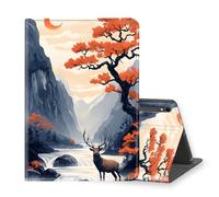 VOGDMKJG Stand Case for Samsung Galaxy Tab 10.9" S10 FE 2025/S9 FE 5G/S9 11" 2023 Release - Auto Sleep/Wake Multi-Angle View Protective Tablet Cover for Girl Boy Business Travel Maple Deer