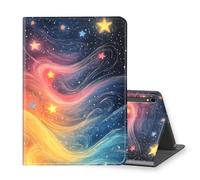 VOGDMKJG Stand Case for Samsung Galaxy Tab 10.9" S10 FE 2025/S9 FE 5G/S9 11" 2023 Release - Auto Sleep/Wake Multi-Angle View Protective Tablet Cover for Girl Boy Business Travel Colorful Starry Sky