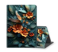 VOGDMKJG Stand Case for Samsung Galaxy Tab 14.6" S10 Ultra 2024/S9 Ultra 2023/S8 Ultra 2022 - Auto Sleep/Wake Multi-Angle View Protective Tablet Cover for Girl Boy Business Travel Flower Bird