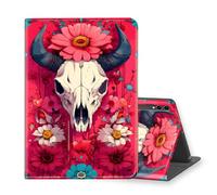 VOGDMKJG Stand Case for Samsung Galaxy Tab 14.6" S10 Ultra 2024/S9 Ultra 2023/S8 Ultra 2022 - Auto Sleep/Wake Multi-Angle View Protective Tablet Cover for Girl Boy Business Travel Goat Daisy