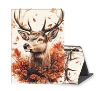 VOGDMKJG Stand Case for Samsung Galaxy Tab 14.6" S10 Ultra 2024/S9 Ultra 2023/S8 Ultra 2022 - Auto Sleep/Wake Multi-Angle View Protective Tablet Cover for Girl Boy Business Travel Daisy Deer