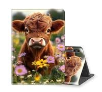 VOGDMKJG Stand Case for Samsung Galaxy Tab 14.6" S10 Ultra 2024/S9 Ultra 2023/S8 Ultra 2022 - Auto Sleep/Wake Multi-Angle View Protective Tablet Cover for Girl Boy Business Travel Cow Daisy