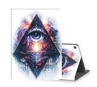 VOGDMKJG Stand Case for Samsung Galaxy Tab A7 10.4 Inch 2022/2020 Release - Auto Sleep/Wake Multi-Angle View Protective Tablet Cover for Girl Boy Business Travel Blue Clock