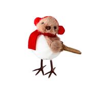 Vogel Deko - Weihnachtsdeko Vögel Für Garten | Sammelfiguren Anhänger Für Balkon, Terrasse, Garten, Wohnzimmer, Decorative Weihnachtsdekoration Für Haus, Fenster, DIY Weihnachtsbastelideen, Fes