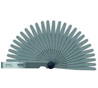 Vogel Germany Feeler Gauge Set (26 Sheets, Measuring Range: 0.03-1.00 mm, Hardened Spring Steel, Tapered Blade Shape, 100 mm Long) 411010