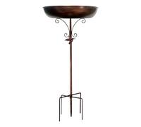 Vogelbad für draußen - Vogelbad Für Den Außenbereich | Stehende Vogelhäuschenschale aus Metall | Rasen Vogelfutterstelle | Decoration for Hof, Terrace, Deck, Hinterhof, Balkon im Freien