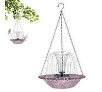 Vogelbäder - Vogelbrunnen - Vogelbäder Für Draußen | Solar-Vogelbrunnen | Hängende Tränke, Deko-Tränke Für Garten, Terrace, Kolibri, Balkon Vogelbad for Den Außenbereich,Solar Vogelbrunnens