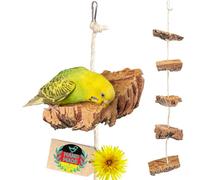 Vogelgaleria Cork Nibbler Rope - the Perfect Bird Accessory for Climbing and Nibbling for Budgies etc.