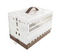 Vogelkäfig - 32 Cm Wellensittichkäfig - Kanarienvögel Transport- & Trainingskäfig Aus Abs 750 G - Faltbar, Sicher Mit Doppelverschluss, Tragbar & Platzsparend Für Reisen, Garten & Outdoor