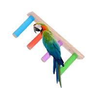 Vogelleiter | Wooden Climbing Director | Robust, Peonies Parrot Toys Bird | Multifunctional Claw Tools - Accessories for Interactive Boxes for Parasites, Parasites and Insepa