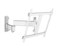 Vogel's Comfort TVM 3445 Full Motion White TV Wall Mount for 32-65'' TV's | Smooth swivel up to 180°, 20° Tilt, 25 kg Load Capacity, TÜV-certified, VESA 400x400, Incl. Fischer plugs