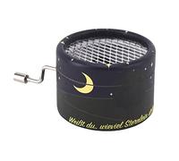 Voggenreiter 1290 Music Box"Weißt du wie viel Sternlein Stehen", High-Quality Music Box with Quality Musical Mechanism and Hand Crank, Robust and Child-Friendly Casing