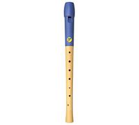 Voggys Wood Plastic Recorder (Blue Flute Head) German Fingering
