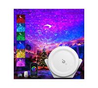 VOGHERB Galaxy Projector Night Light: 3 in 1 Star Lights Projector with Nebula Ocean Moon, 3D Starlight Sensory Lights with Voice/Timer Control,Compatible Alexa Google Assistant,for Bedroom Gifts