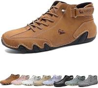 Vogldeck Nevova Waterproof Winter Orthopedic Shoes for Men - Outdoor Comfy Arch Support Daily Walking Shoes, Casual Hiking Ankle Boots