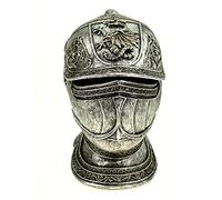 Vogler 816-0258 Large Knight Helmet Money Box Money Bank Saving Knight Medieval Multicoloured