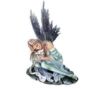VOGLER Joh. Vogler GmbH Crystalia Blonde Fairy Cuddles with Dragon 31 cm Dragon Figure Figurine Fairy Elf