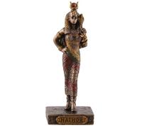 VOGLER Joh. Vogler GmbH Egyptian Goddess Hathor Miniature, Bronze/Coloured