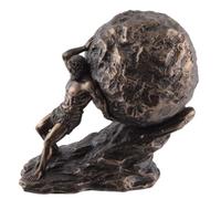 VOGLER Joh. Vogler GmbH Sisyphus Greek Legend with Rocks - Bronzed by Veronese