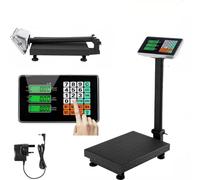 VOGREX 100KG 220LB Industrial Platform Postal Weighing in Black VOGREX Black