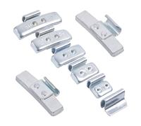 VOGREX 160Pcs Steel Tyre Wheel Balance Weights 5g-30g Knock On Rims in Silver VOGREX Silver