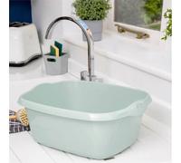VOGREX 2 Piece Sage Green Dish Drainer & Washing Up Bowl Set VOGREX Green