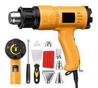 VOGREX 2000w Hot Air Gun Paint Stripper with Variable Temperature Control in Yellow VOGREX Yellow