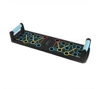 VOGREX 24in1 Multifunctional Portable Push Up Board Workout in Black VOGREX Black