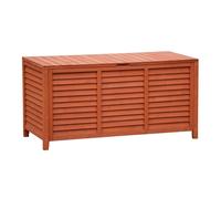 VOGREX 250L STORAGE BOX OUTDOOR PATIO DECK GARDEN BENCH TOOL CHEST CONTAINER in Brown VOGREX Brown