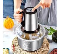 VOGREX 2L Electric Meat Grinder & Food Processor Blender in Silver VOGREX Silver