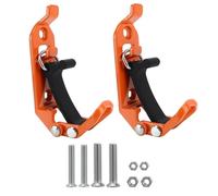 VOGREX 2Pcs 17-40mm Quick Release Axe Shovel Mount Clamps in Orange VOGREX Orange