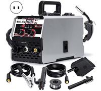 VOGREX 3 IN1 MIG Welder Inverter 270Amp MMA TIG Gasless 220V UK in Silver VOGREX Silver