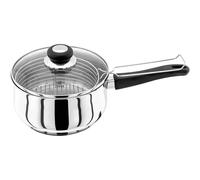 VOGREX 3Pcs 20cm Stainless Steel Deep Fryer Pan Set in Silver VOGREX Silver
