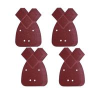 VOGREX 40PCS Mixed Mouse Sanding Sheets For Black & Decker Palm Sander Pads in Red VOGREX Red