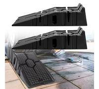 VOGREX 5 Ton Heavy Duty Plastic Low Rise Ramps For Car Van Pair in Black VOGREX Black