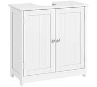 VOGREX 60x60cm Under-Sink Storage Cabinet w/ Adjustable Shelf in White | Size: 60x60 cm VOGREX White 60x60 cm