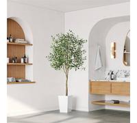 VOGREX 6FT 180cm Faux Potted Olive Tree in Green VOGREX Green